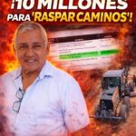¡10 millones para “raspar” caminos! Estalla la indignación contra Gallegos en Tres Valles